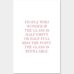 The Glass Quote Positivity Posters and Art